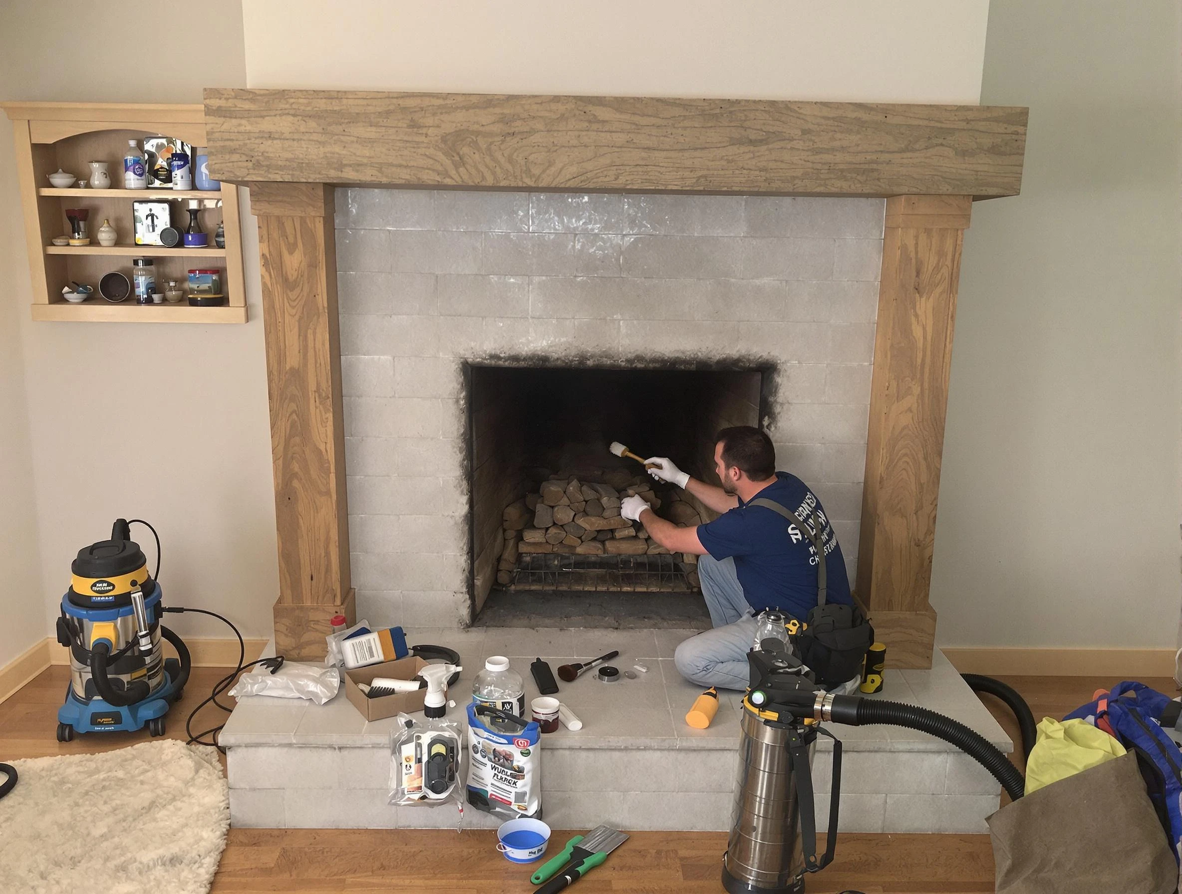 Detailed creosote removal process by Plainfield Chimney Sweep in Plainfield, NJ